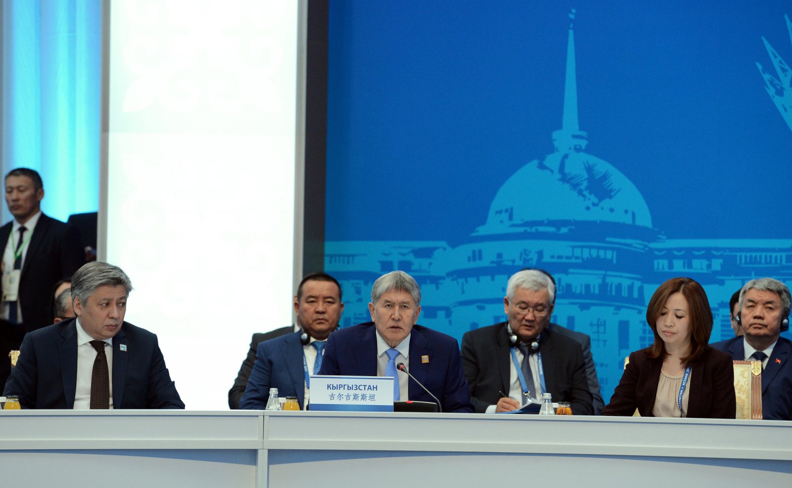 Алмазбек Атамбаев, Кыргыз Республикасынын Президенти: “Бүгүнкү саммит ШКУнун өнүгүшүнүн жаңы барактарын ачат”