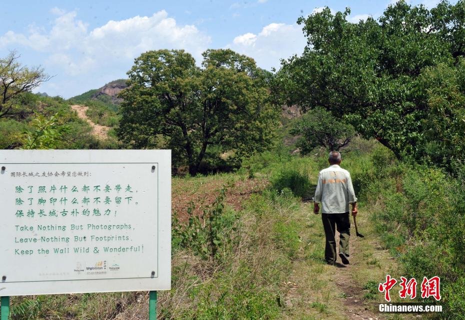 Житель провинции Хэбэй почти 40 лет заботится о Великой Китайской стене