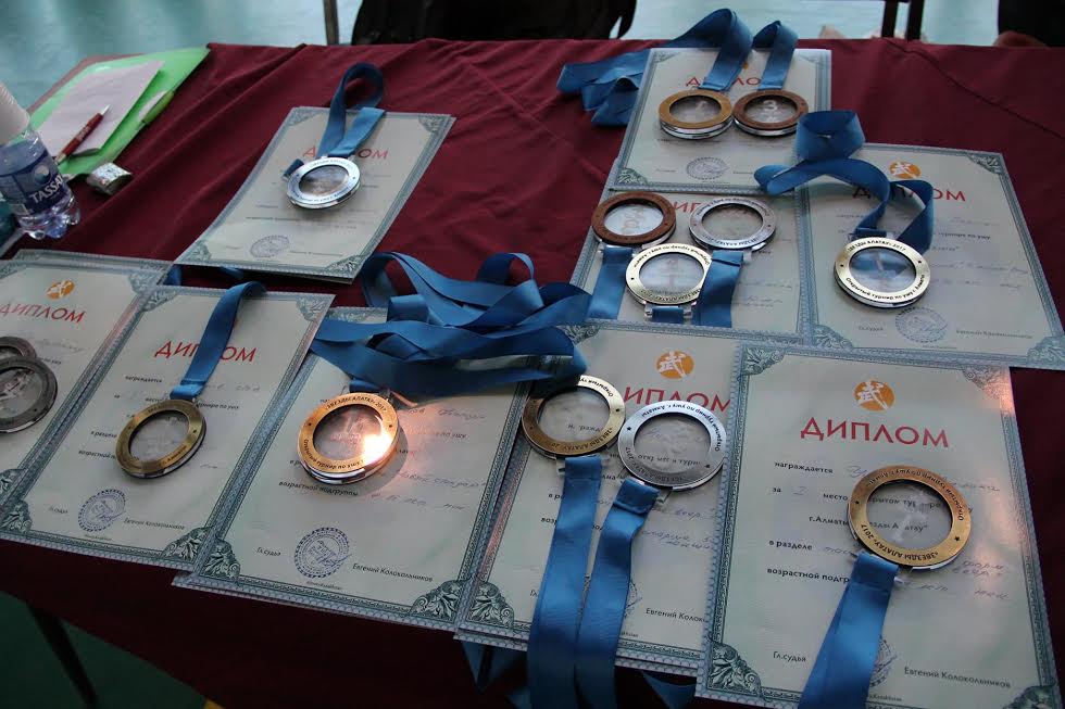 Сборная команда КР по традиционному ушу завоевала 11 золотых медалей на турнире в Алматы