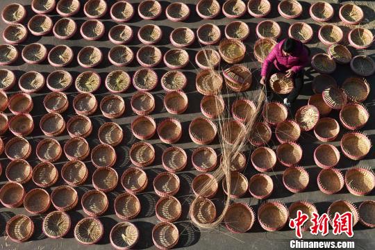Лакированная бамбуковая корзинка уезда Юнчунь провинции Фуцзянь