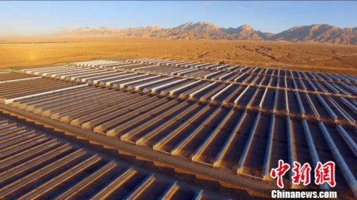 Первая в Китае коммерческая солнечная ТЭС в 50 МВт подключена к энергосистеме