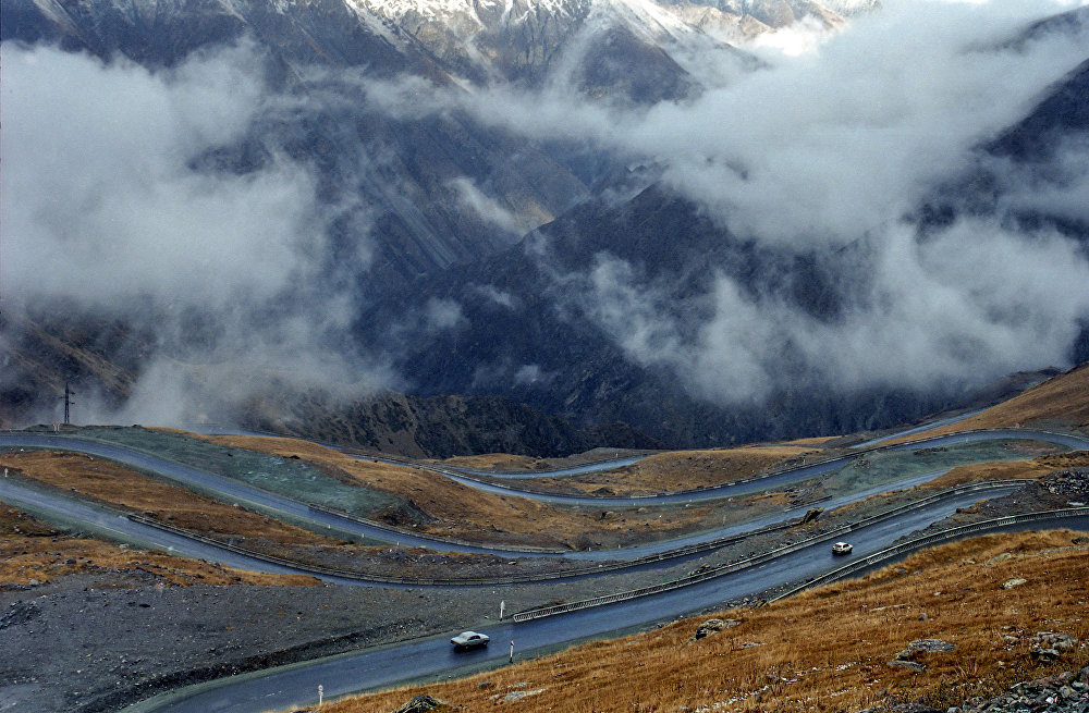 На перевалах Кыргызстана заторов и пробок нет