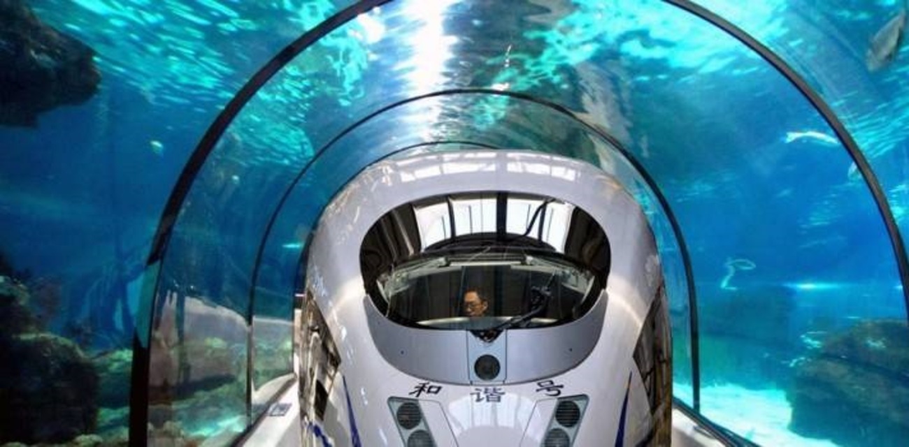 Китай построит свой первый подводный тоннель для высокоскоростных поездов