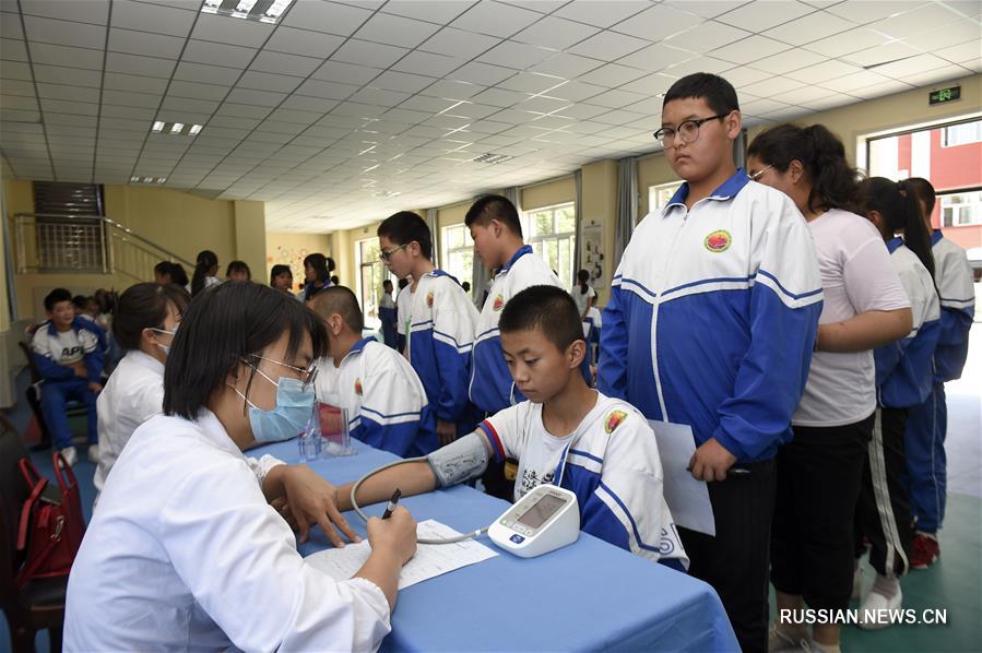 Китайский фонд Красного Креста открыл первый в Нинся-Хуэйском АР школьный медпункт по программе 