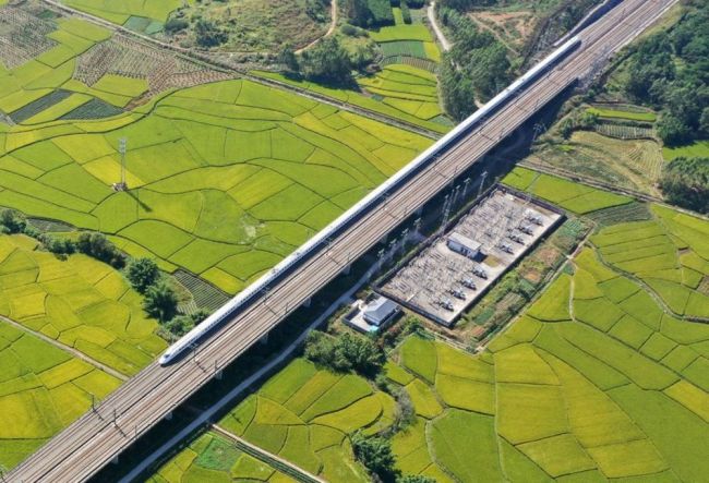 К концу 2019 года протяженность китайских высокоскоростных железных дорог составит 35 тыс. км