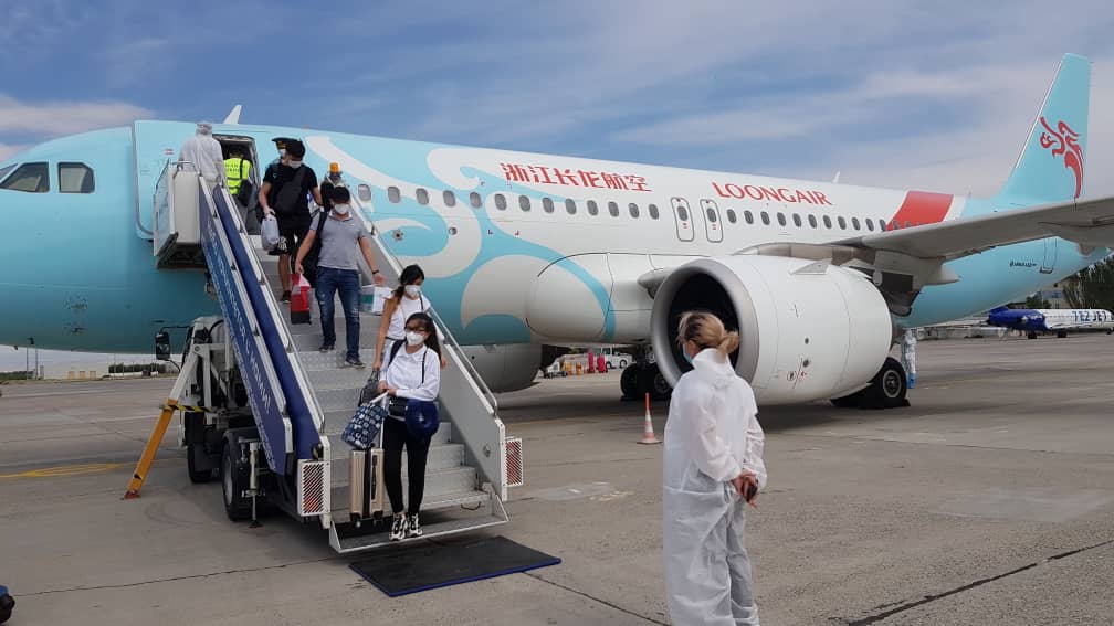 Из Китая в Кыргызстан вернулись соотечественники