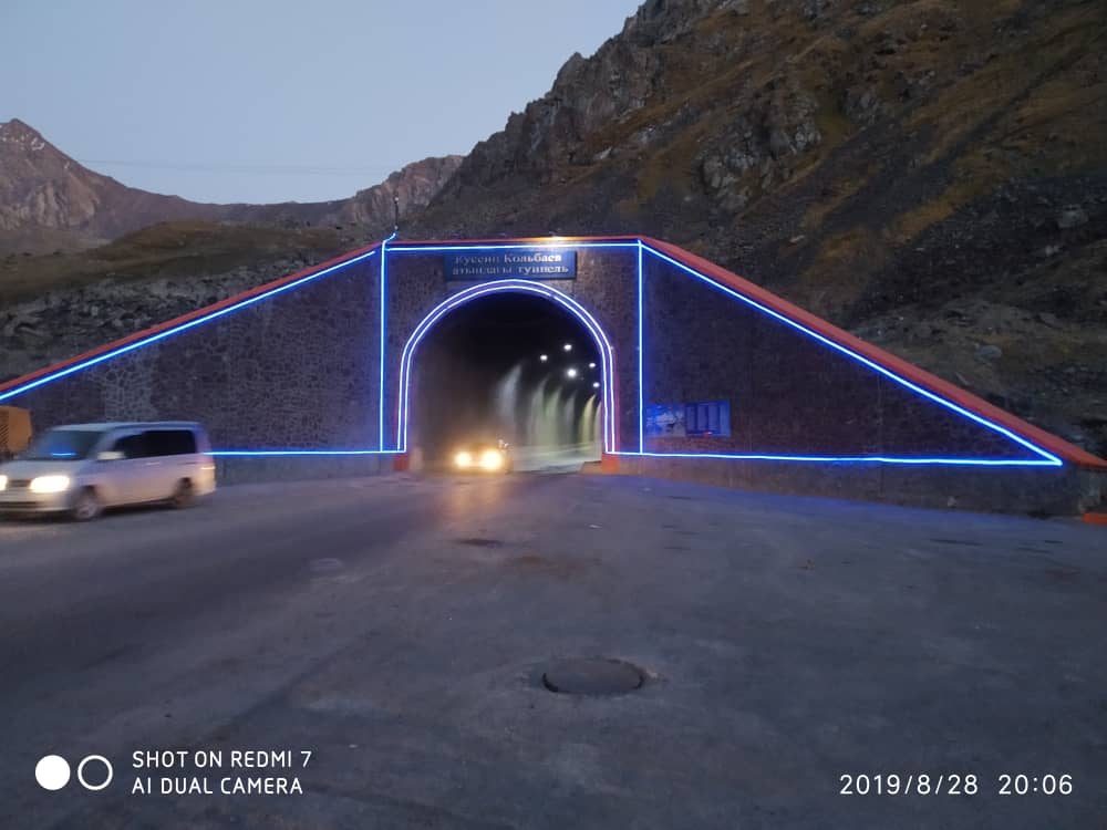 В тоннеле на перевале Тоо-Ашуу будут установлены видеокамеры и временно ограничено движение