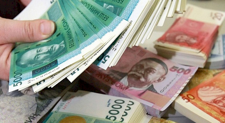 В Кыргызстане среднемесячная зарплата составляет 17 тыс. 926 сомов